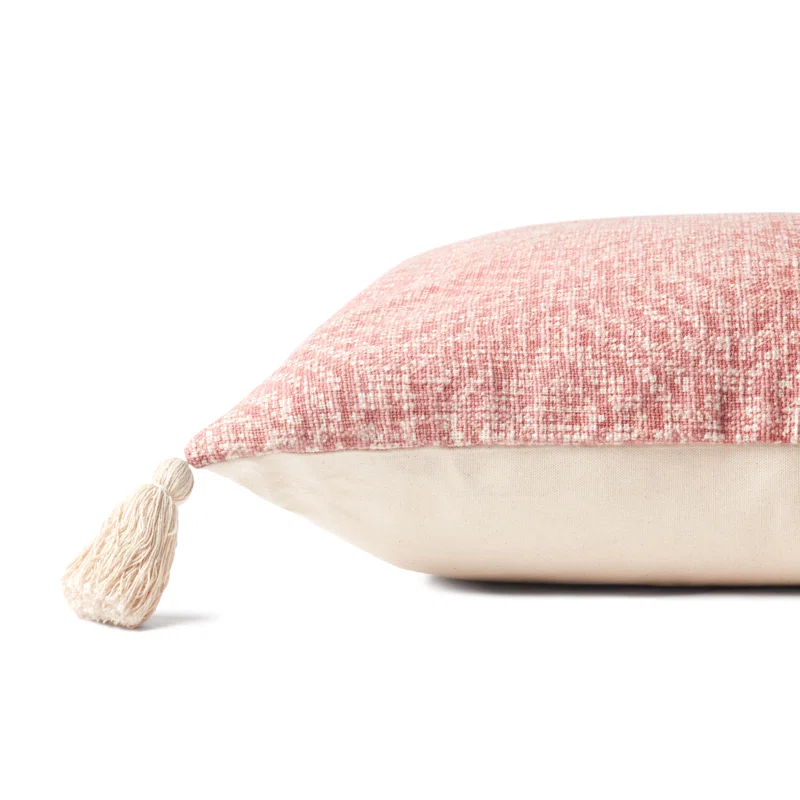 Loloi Rugs Tassels Cotton Throw Pillow