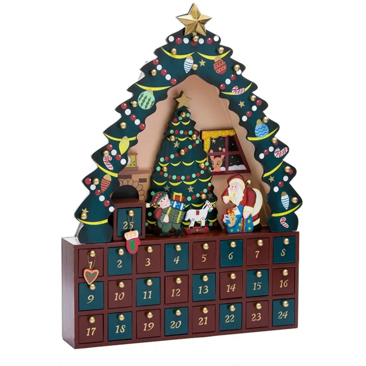 Kurt Adler Advent Christmas Tree Calendar