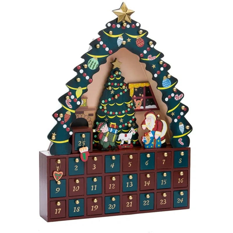 Kurt Adler Advent Christmas Tree Calendar