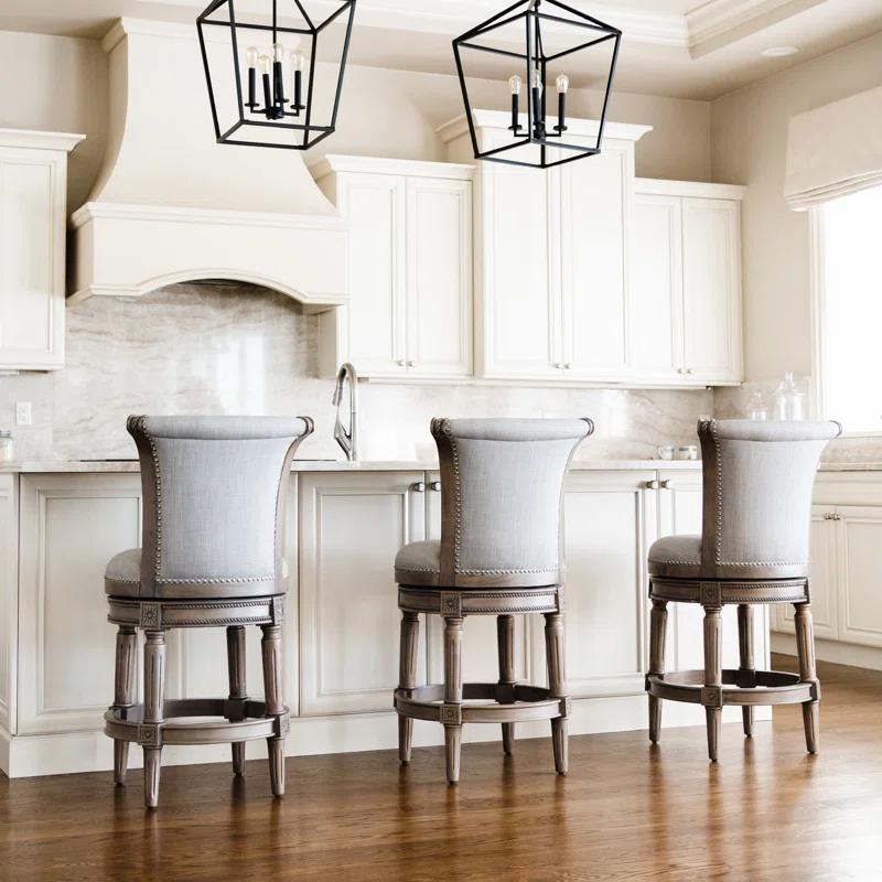 Maven Lane Maven Lane Pullman Stool with Fabric Upholstery