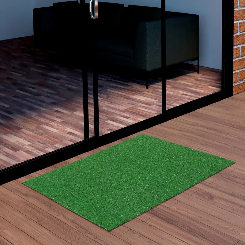 Grass Waterproof Indoor/Outdoor Artificial Grass Turf Rugs and Rolls Customized Size For Balcony, Patios