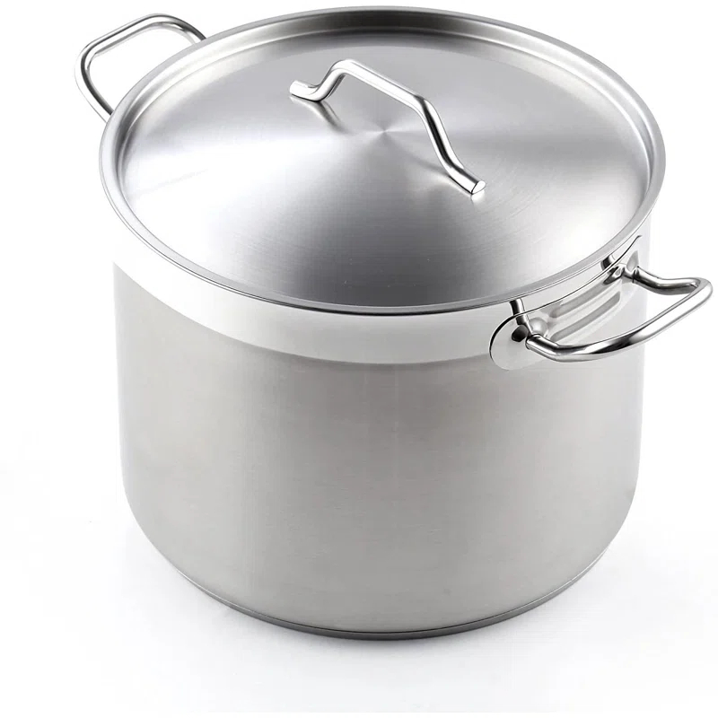 Cooks Standard Cooks Standard Professional Stainless Steel Stock Pot with Lid, Silver