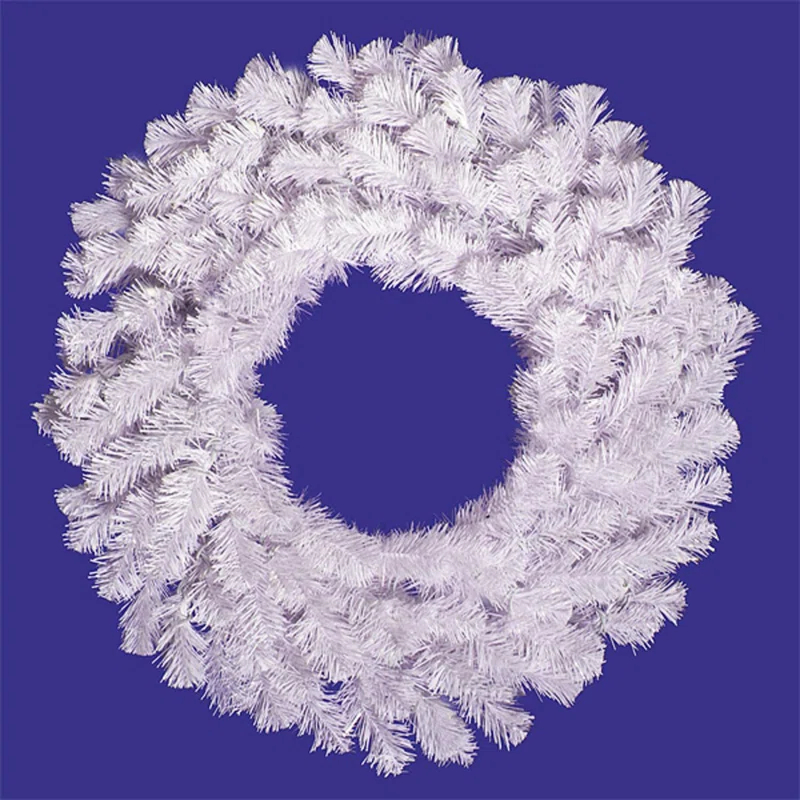 Vickerman Vickerman Artificial Crystal White Wreath