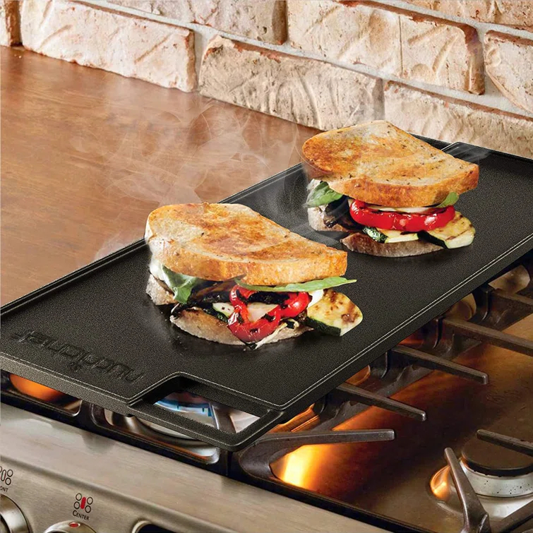 NutriChef 10'' Non-Stick Cast Iron Griddle