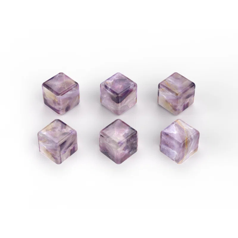 ANNA New York Vida Gemstone Whisky Cubes (Set of 6)