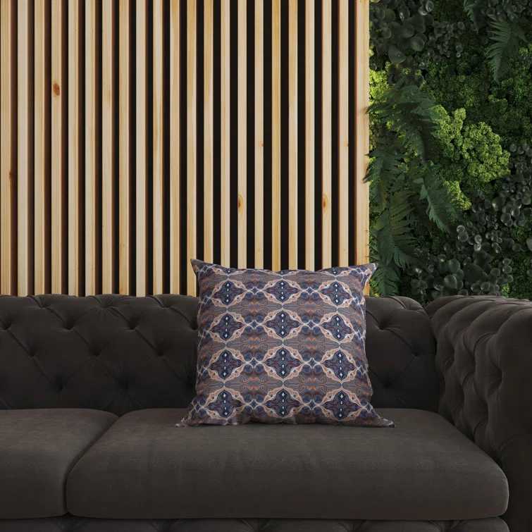 Amrita Sen Floral Elegance Floral Reversible Throw Pillow