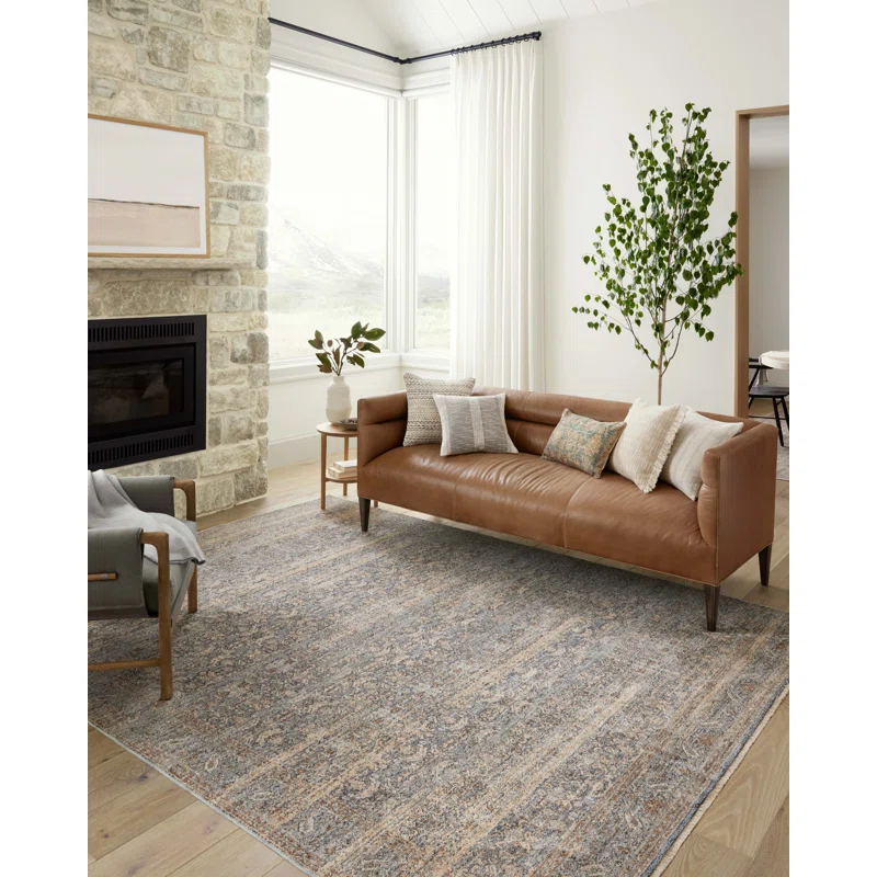 Angela Rose x Loloi Blake Ocean / Mocha Area Rug