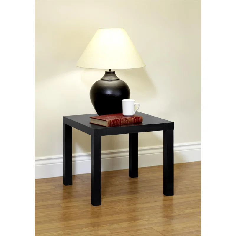 DHP Parsons End Table, Black Oak