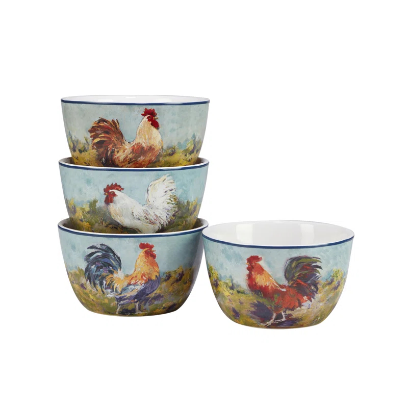 Certified International Rooster Meadow 16Pc Dinnerware Set