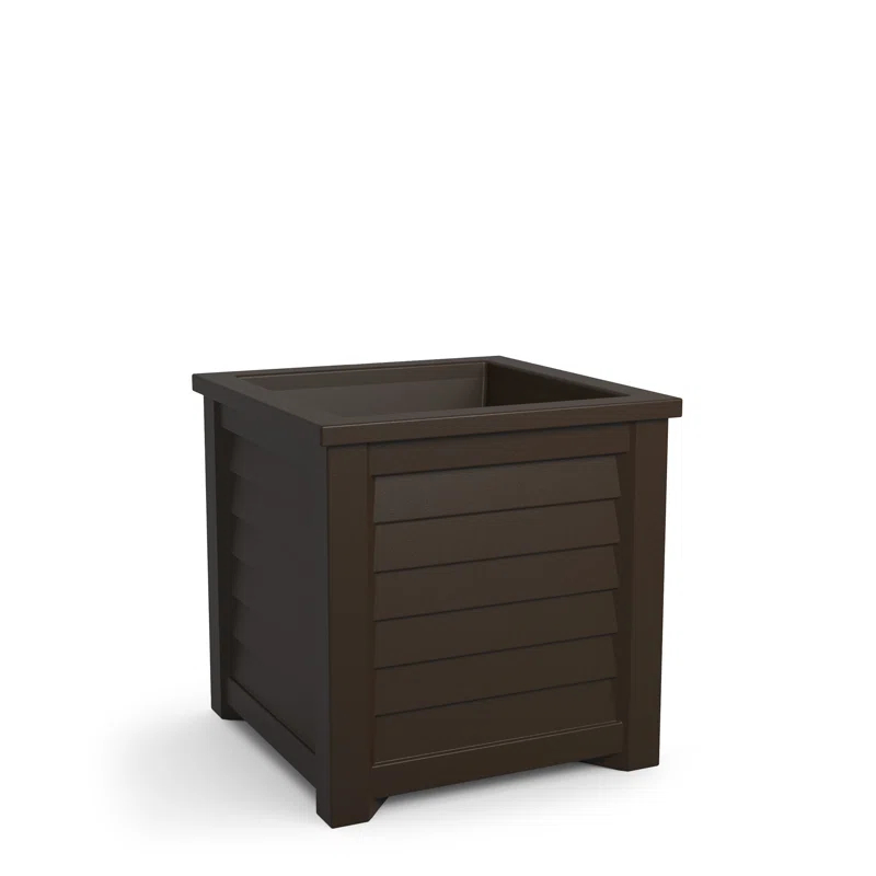 Mayne Inc. Lakeland Square Resin Planter with Water Reservoir