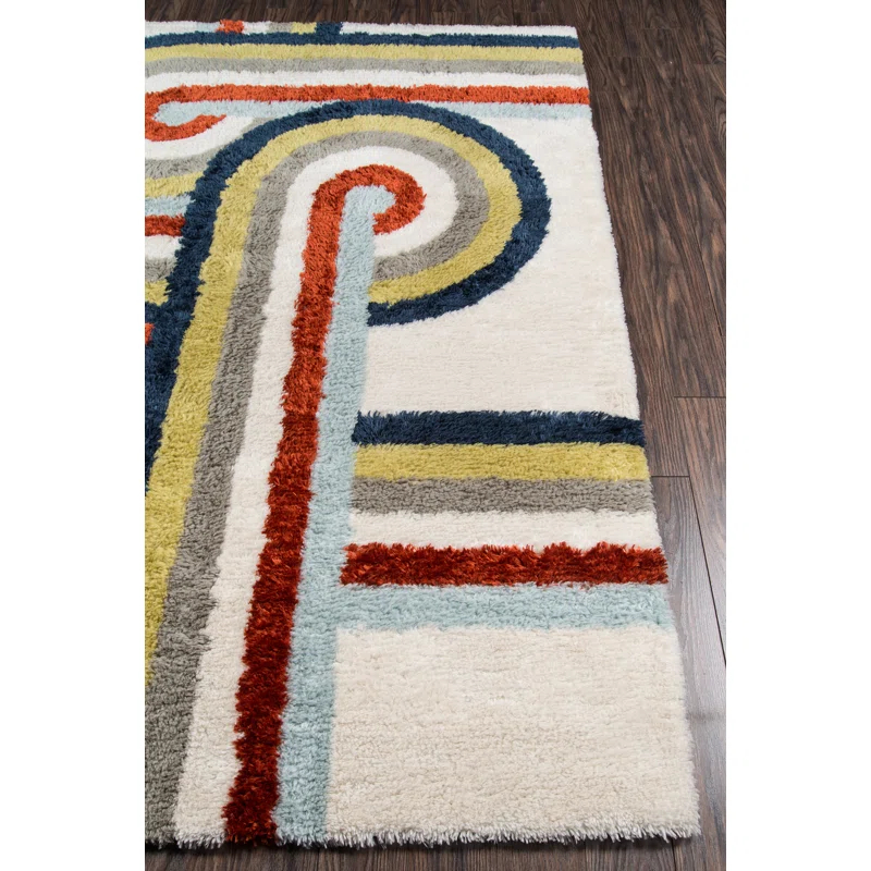 Hand Tufted Geometric Rug