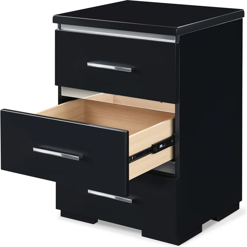 Finch Sloan Belmont 3-Drawer Nightstand