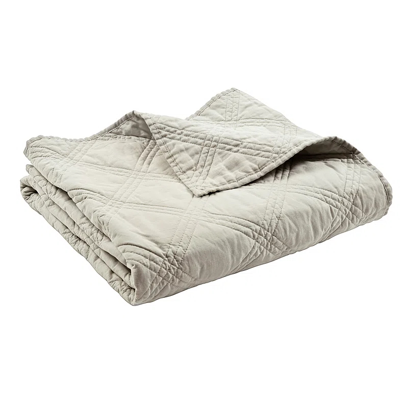 Levtex home Washed Linen Quilted Throw