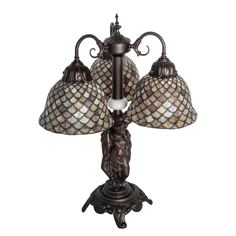 Meyda Lighting Meyda Tiffany & Stained Glass Metal Arched Lamp
