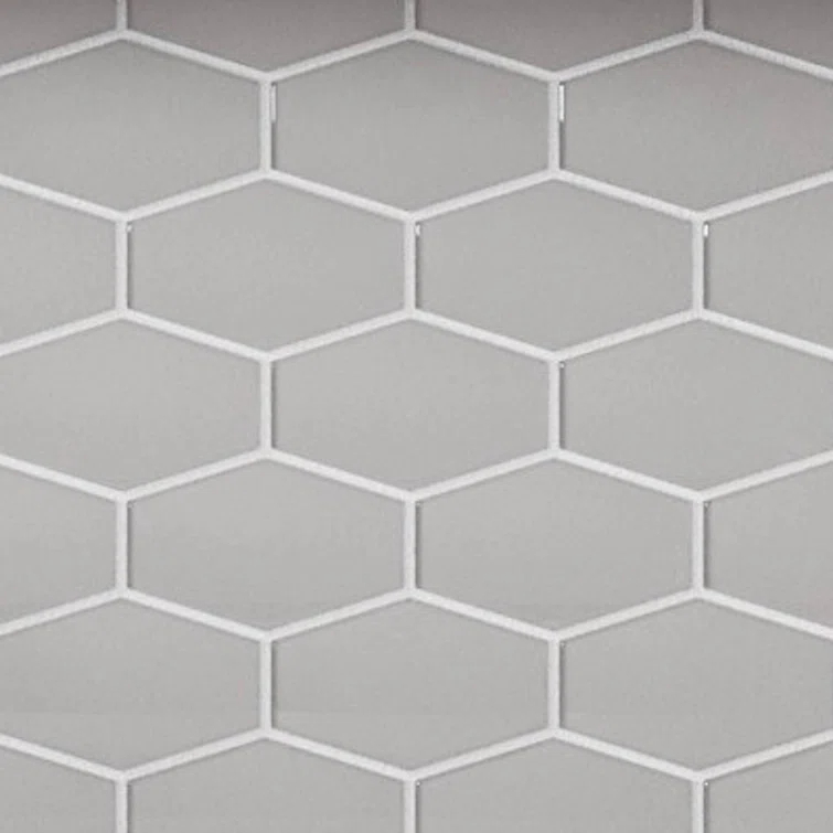 Cruz Bay Studio Long Hex 10.60in.x11 in. Glass Mosaic Tile