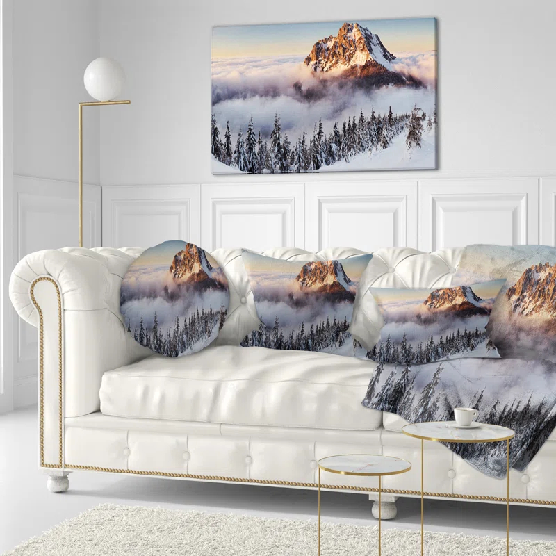 Design Art Reversible Throw Pillow