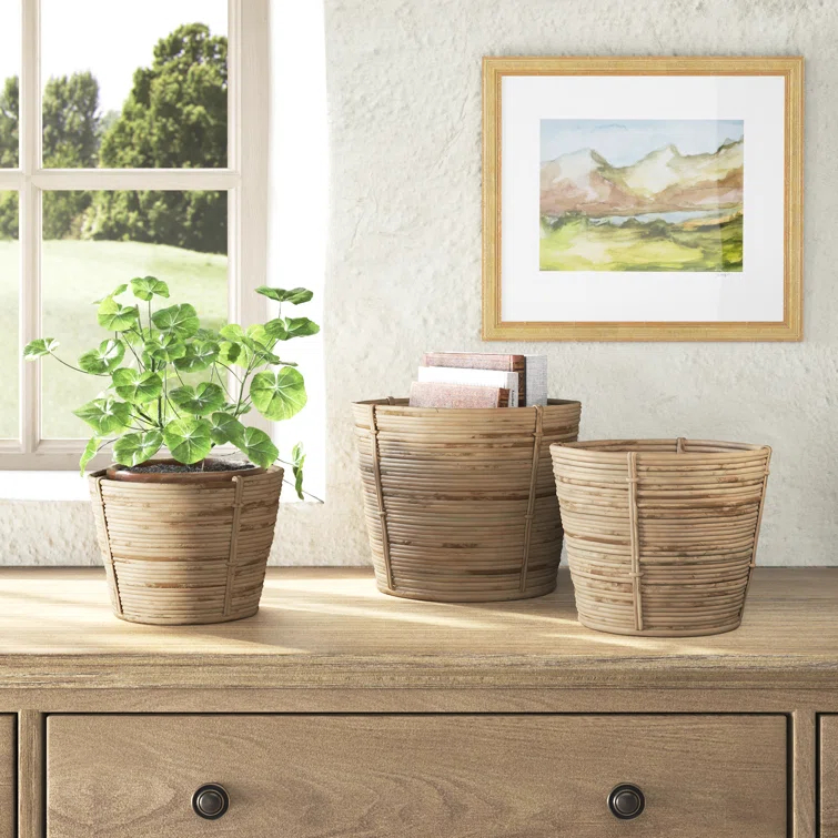 Handmade Seagrass Basket - Set of 3