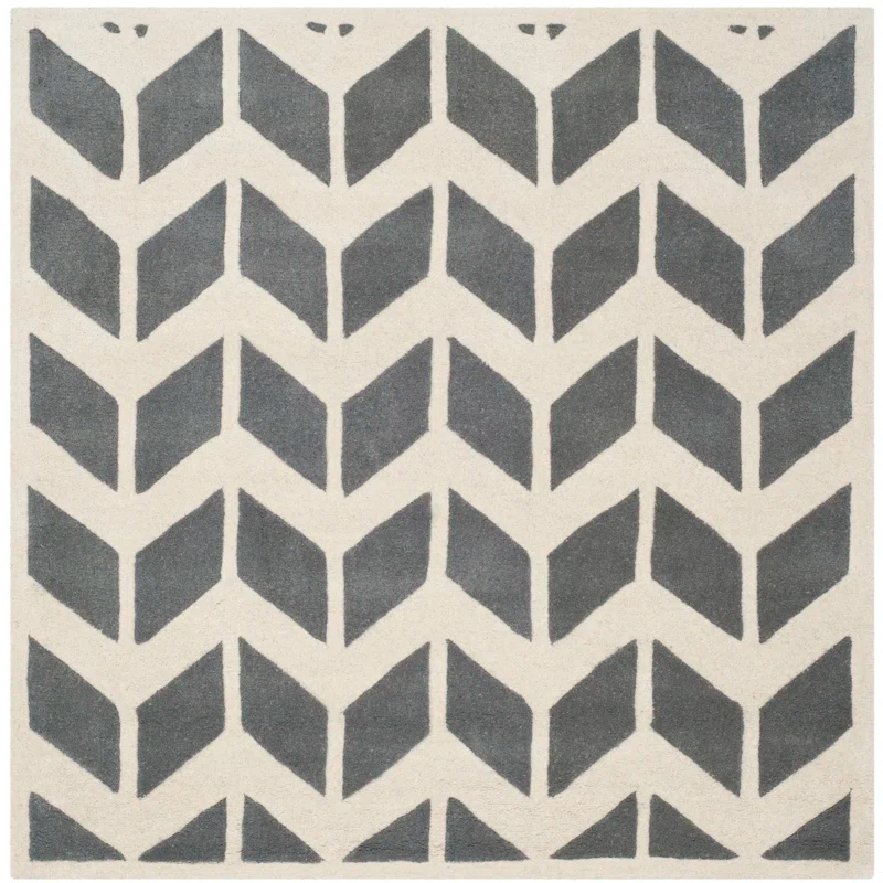 DASTINGO Chatham Hand Tufted Wool Chevron Rug