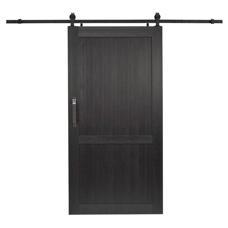 LTL Home Products Millbrooke 84'' Hollow Paneled with Installation Hardware Kit Barn Door