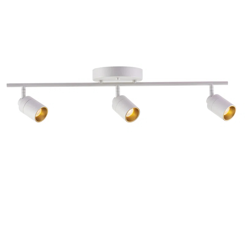 Shura 3-Light Integrated LED Track Light with Rotatable Heads, 2 ft. Fixed Track Lighting Kit, 3000k, 1470 Lumens