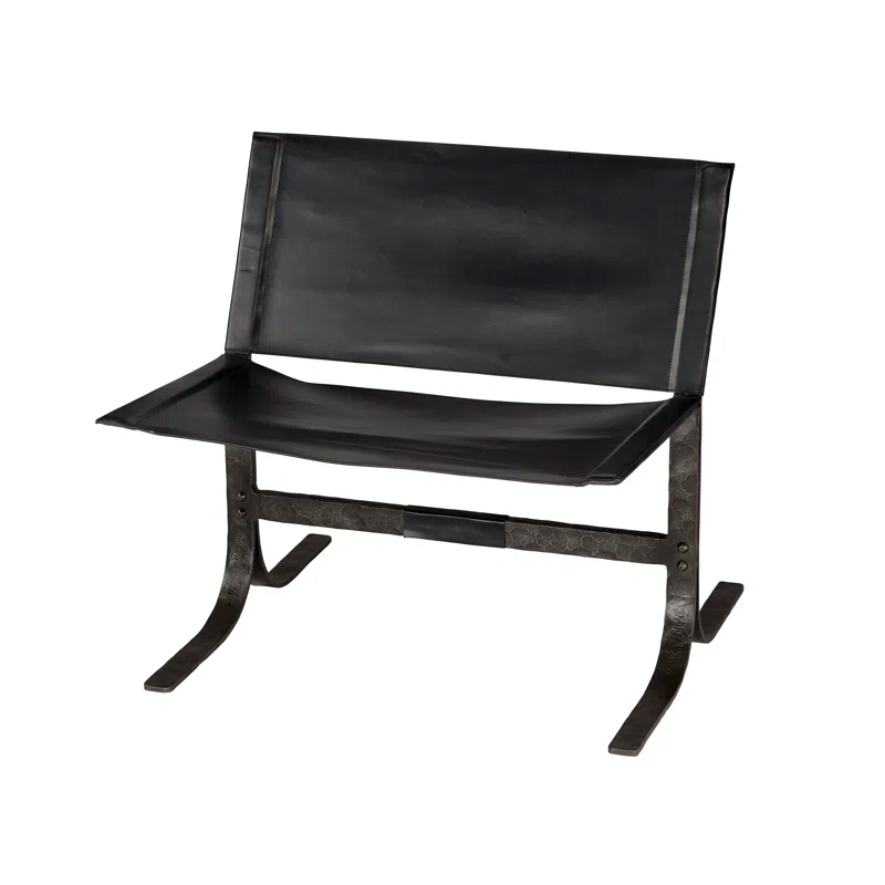 Jamie Young Company Alessa Faux Leather Upholstered Bench