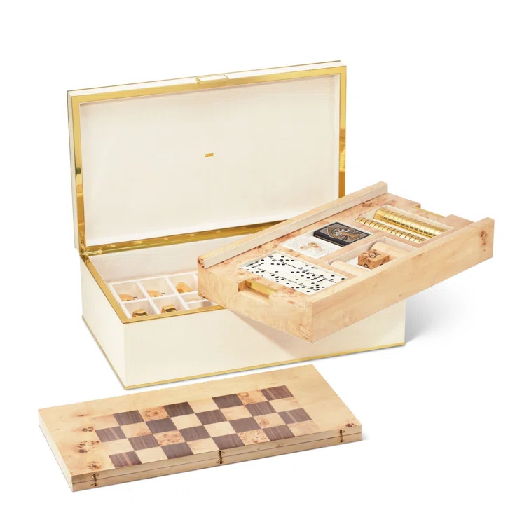 AERIN AERIN 21.5'' L Solid + Manufactured Wood Game Set