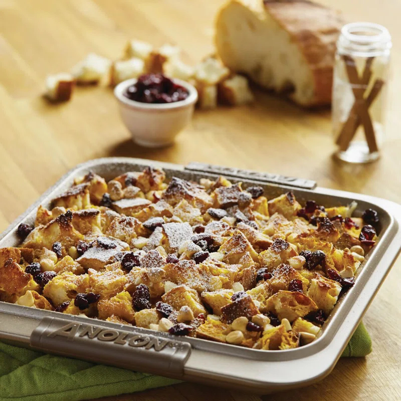 Anolon Advanced Nonstick Bakeware / Baking Set with Silicone Grips