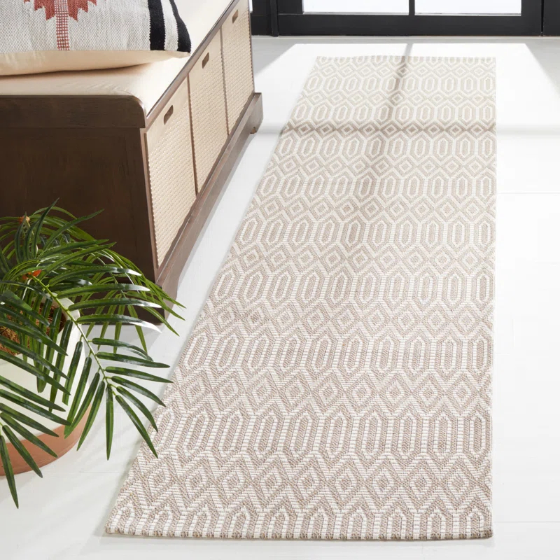 Martha Stewart 405 100% Cotton Geometric Rug