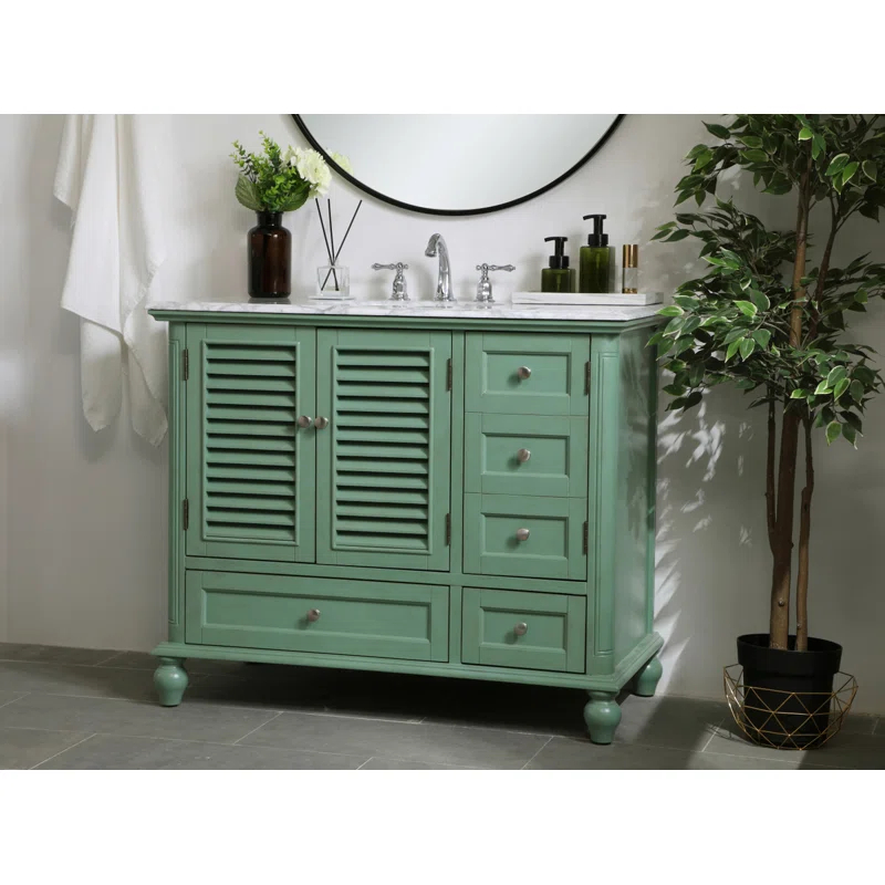 Elegant Kitchen and Bath Elegant Kitchen and Bath 42 Inch Single Bathroom Vanity