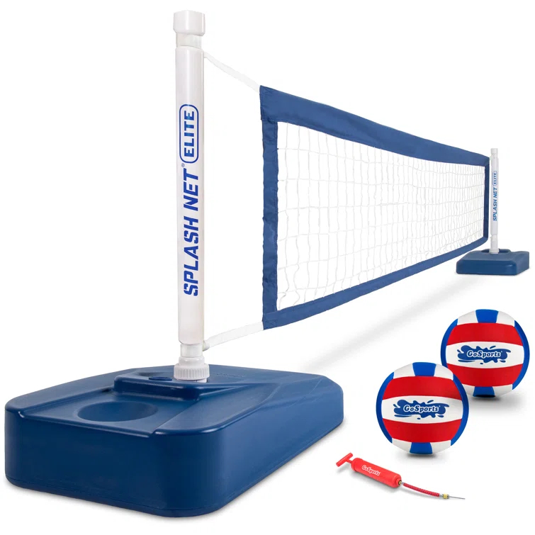 GoSports GoSports Splash Net Elite Pool Volleyball Game with Water Weighted Bases