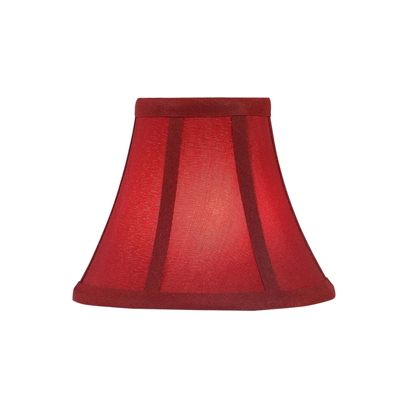 Aspen Creative Corporation 5'' H Faux Silk Fabric Bell Lamp Shade (Set of 6)