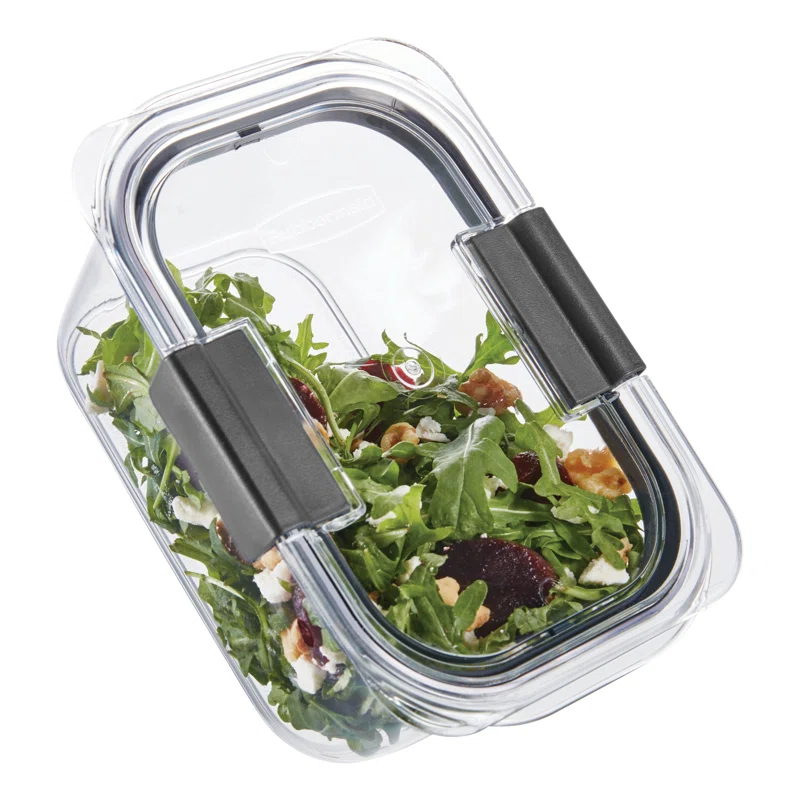 Rubbermaid Brilliance Food Storage Containers, BPA-Free Plastic, 4.7 Cup, 4 Pack | Wayfair