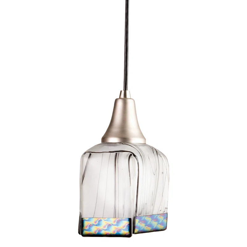 Meyda Lighting 1 - Light Brushed Nickel Unique/Statement Pendant