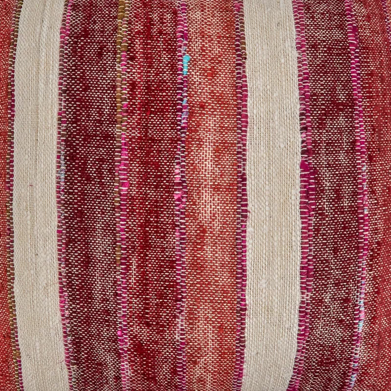 Lynn Collection Striped Cotton Throw Pillow