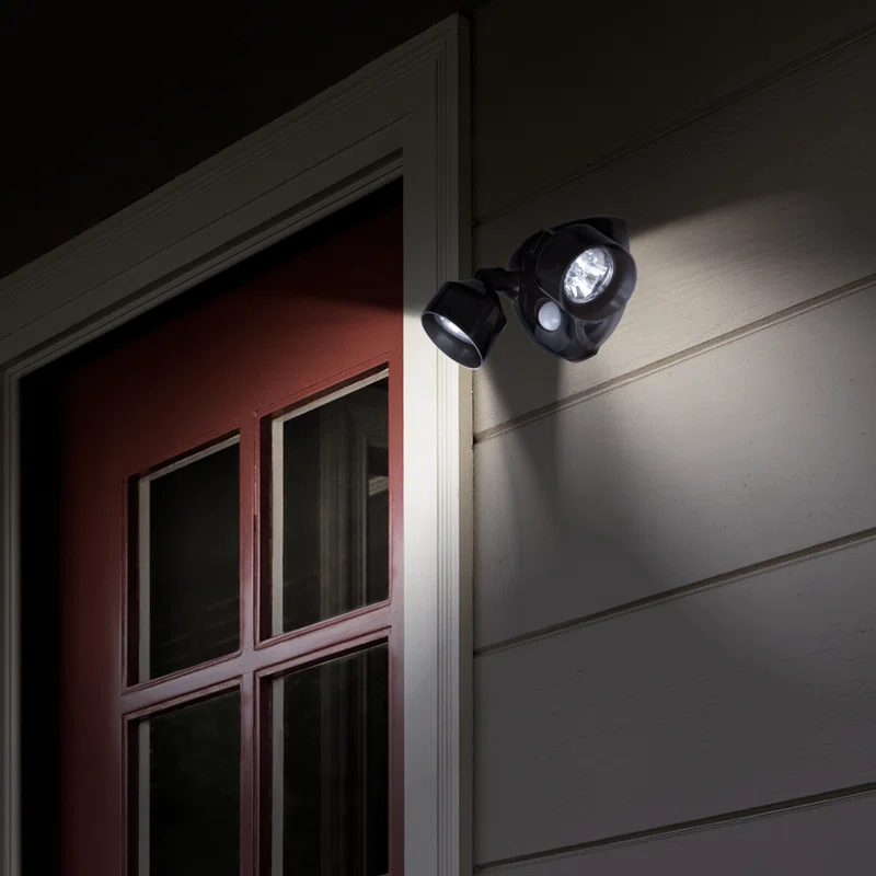 Stalwart Stalwart Dual Head Motion Sensor LED Wireless Security Light-Outdoor Porch ,Window Adjustable Light