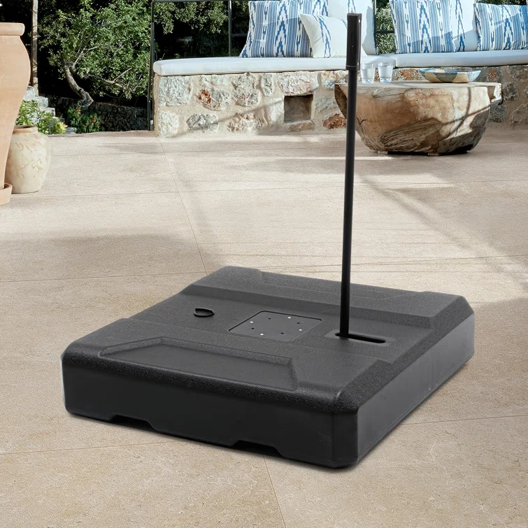 VredHom Plastic Free Standing Umbrella Base with Wheels