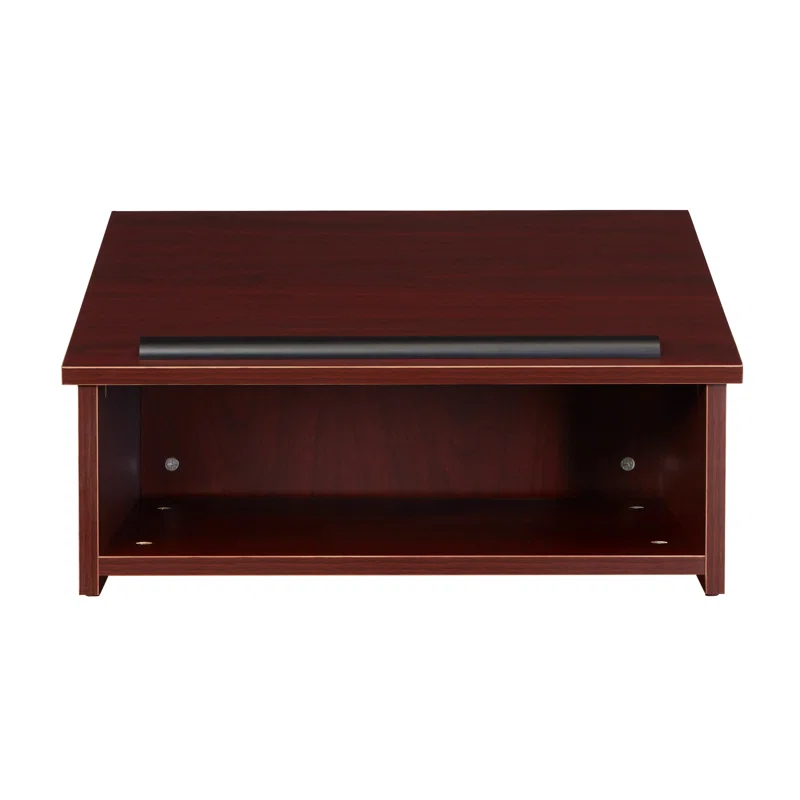 13.75'' Wood Tabletop Lectern with Storage