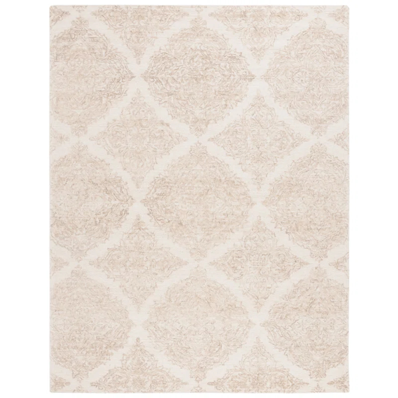 Martha Stewart 300 Hand Tufted Wool Damask Rug