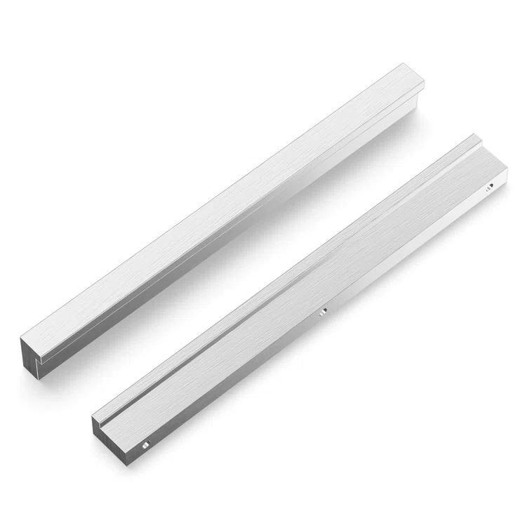Hickory Hardware Streamline Collection Rectangular Pull - 6-5/16" Center to Center Cabinet Pull Toasted Nickel - Contemporary Hardware for Drawers & Cabinets