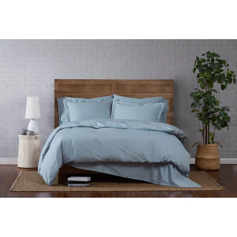 Brooklyn Loom Cotton Duvet Cover Set