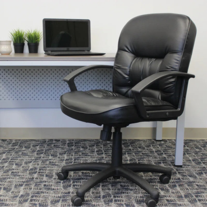 Boss Office Products Ergonomic Vinyl Executive Chair