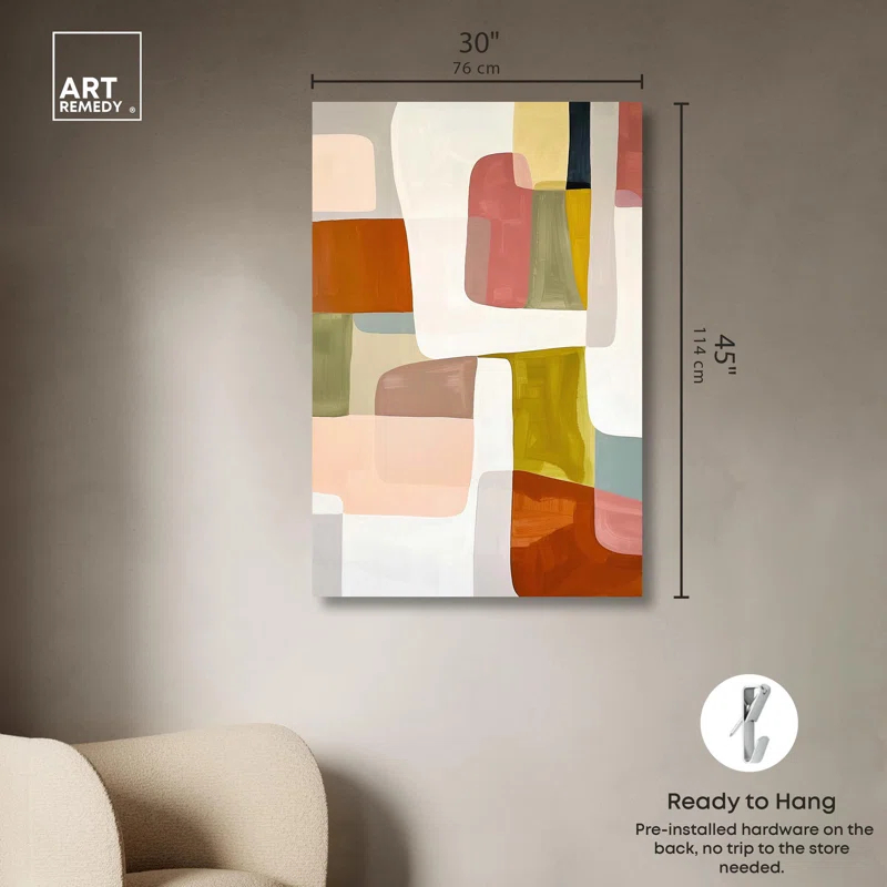 Art Remedy Resilience Canvas Sunset Abstract Wall Art by Art Remedy