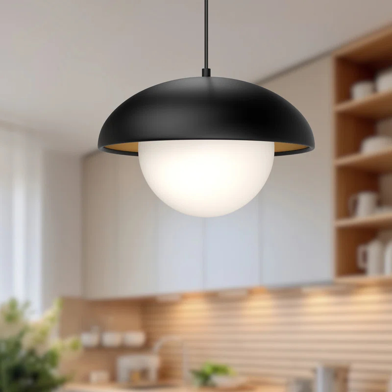 Alessia Single Light Glass Pendant