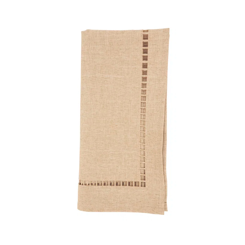 Saro Laser-Cut Hemstitch Napkin (Set of 4)