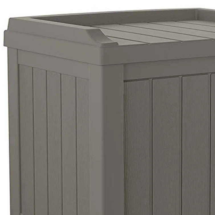 Suncast Suncast 22 Gallon Water Resistant Deck Box with Storage Seat