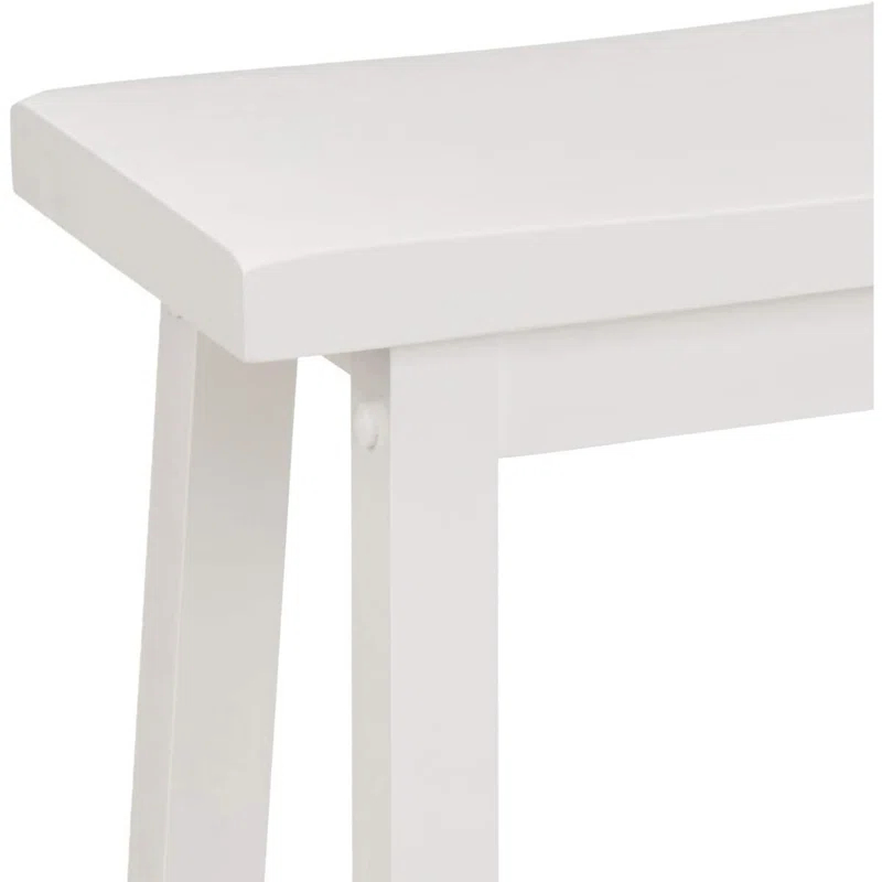 PJ Wood Solid Wood Accent Stool