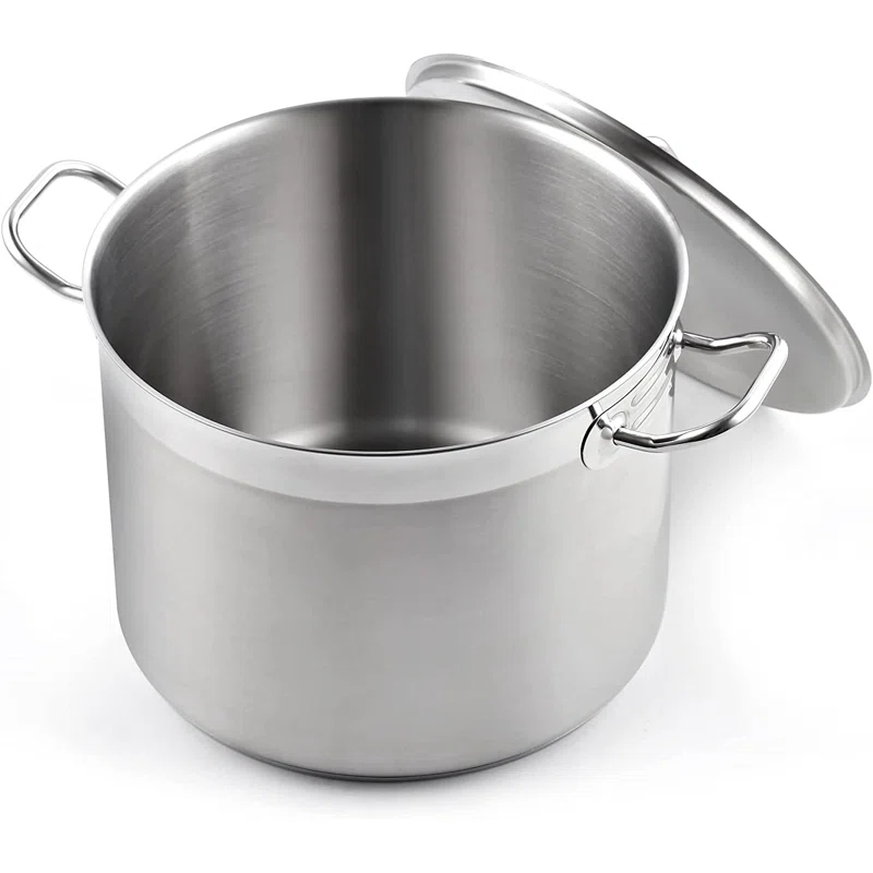 Cooks Standard Cooks Standard Professional Stainless Steel Stock Pot with Lid, Silver