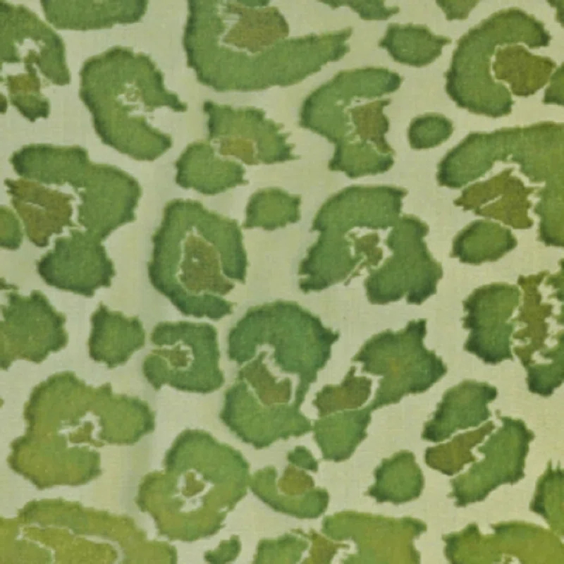 Kevin O'Brien Studio Leopard Animal Print Silk/Rayon/Velvet Reversible Throw Pillow