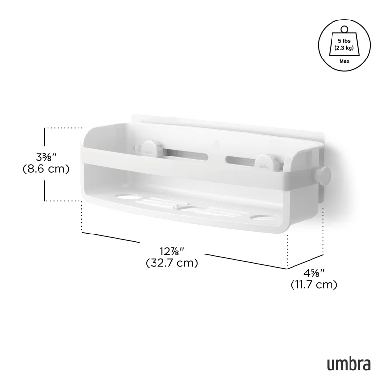 Umbra Flex Adhesive Adhesive Shower Basket