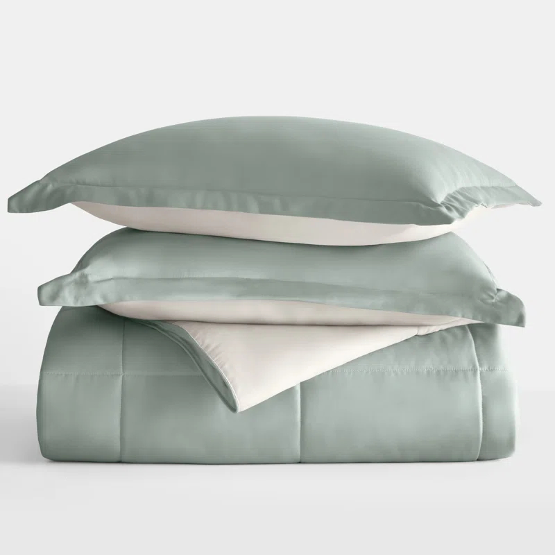 Becky Cameron Reversible Down-Alternative Comforter Bedding Set